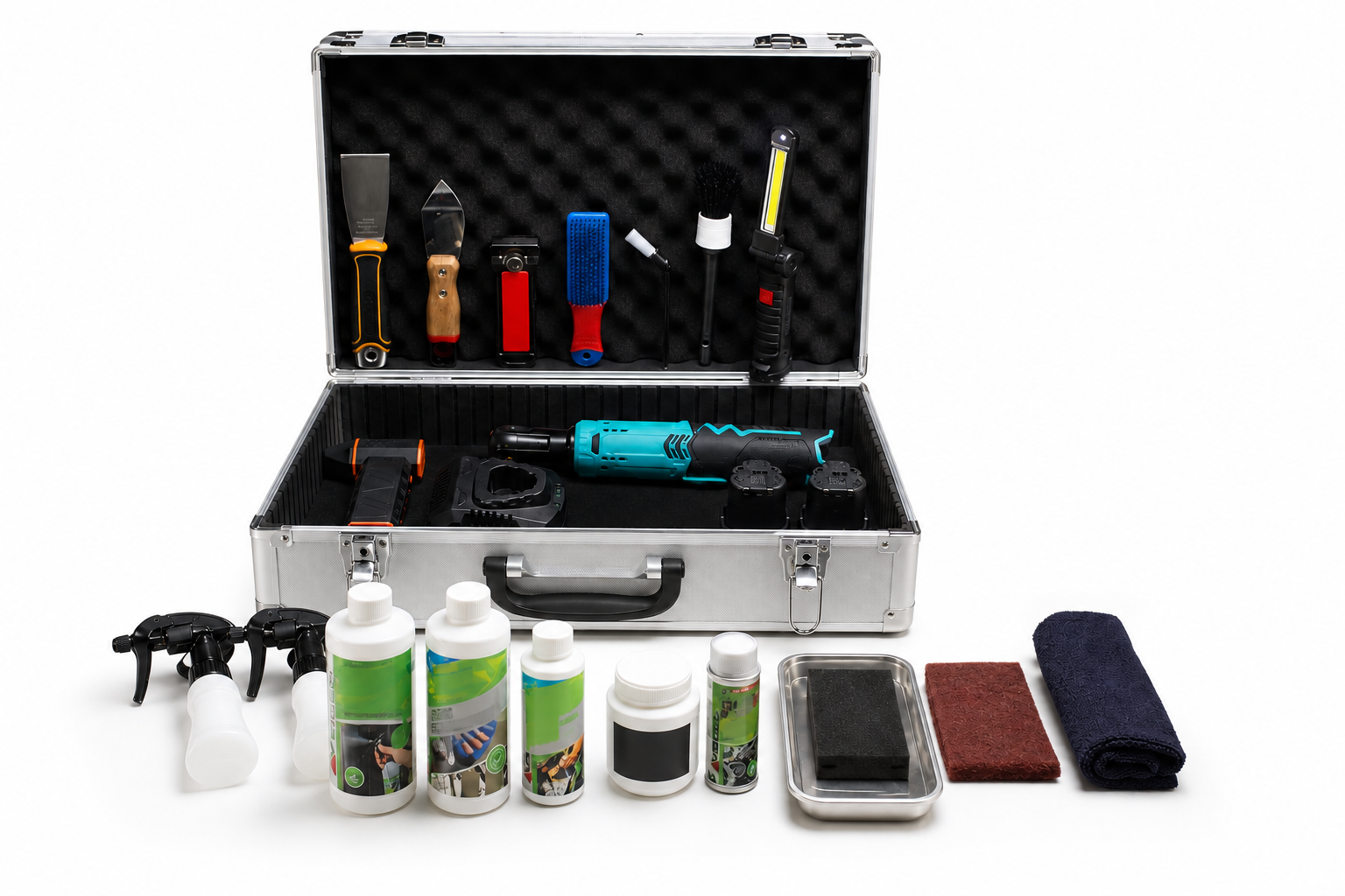 RoastCare Pro maintenance kit with cordless operator-maintenance tools